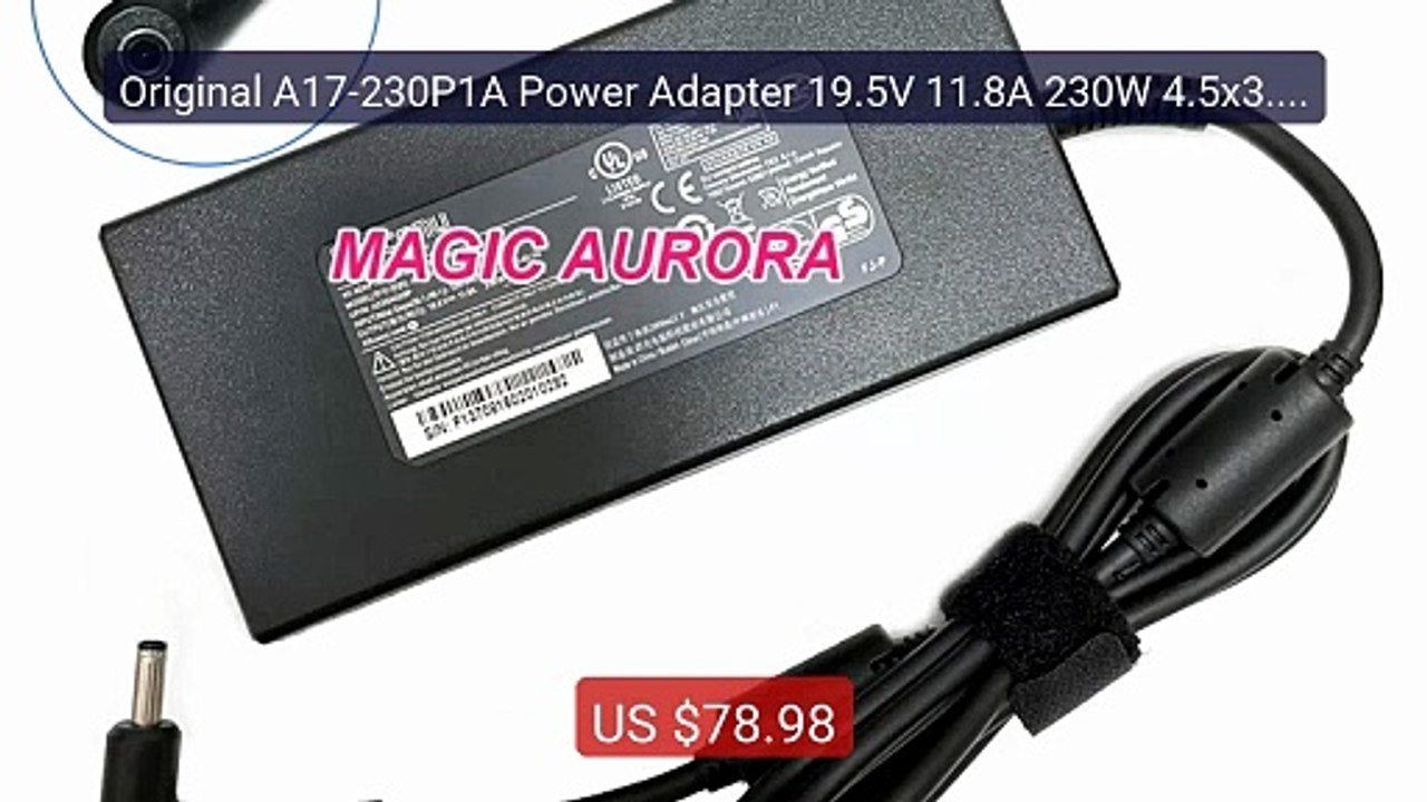 Original A17-230P1A Power Adapter 19.5V 11.8A 230W 4.5x3.0mm A... -- Hot Deal 2026 | Limited Offer!