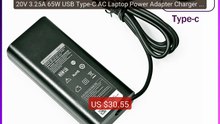 20V 3.25A 65W USB Type-C AC Laptop Power Adapter Charger Fo... -- Top Pick 2026 | Unbeatable Price!
