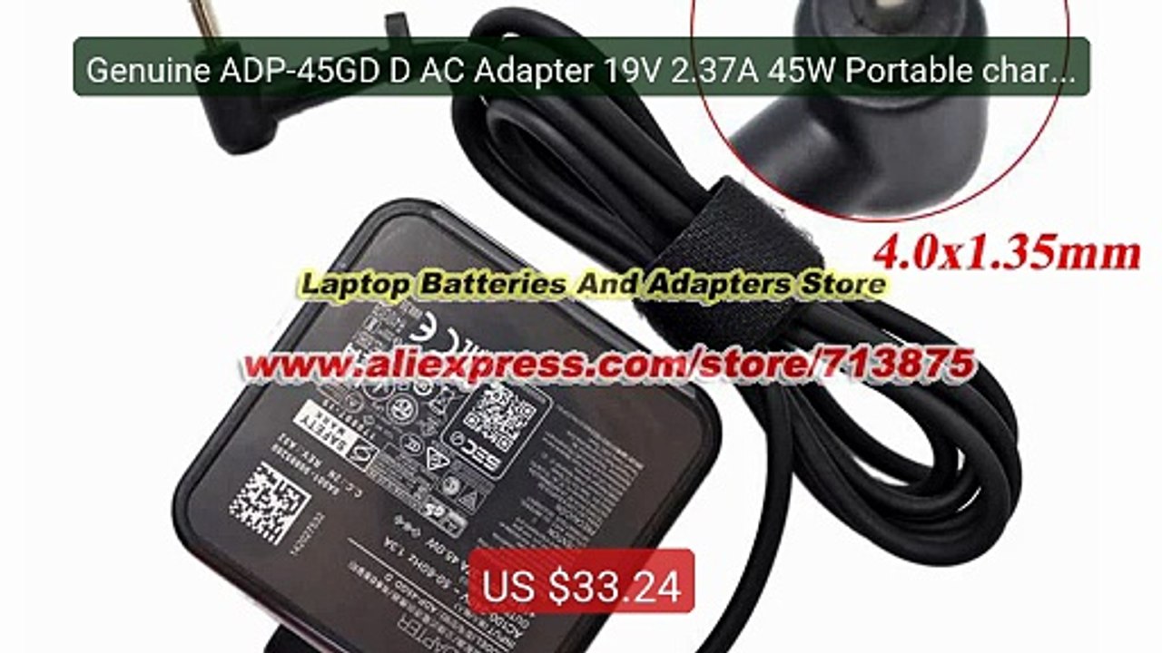 Genuine ADP-45GD D AC Adapter 19V 2.37A 45W Portable charger for A... -- Best Deal 2026 | Shop Now!