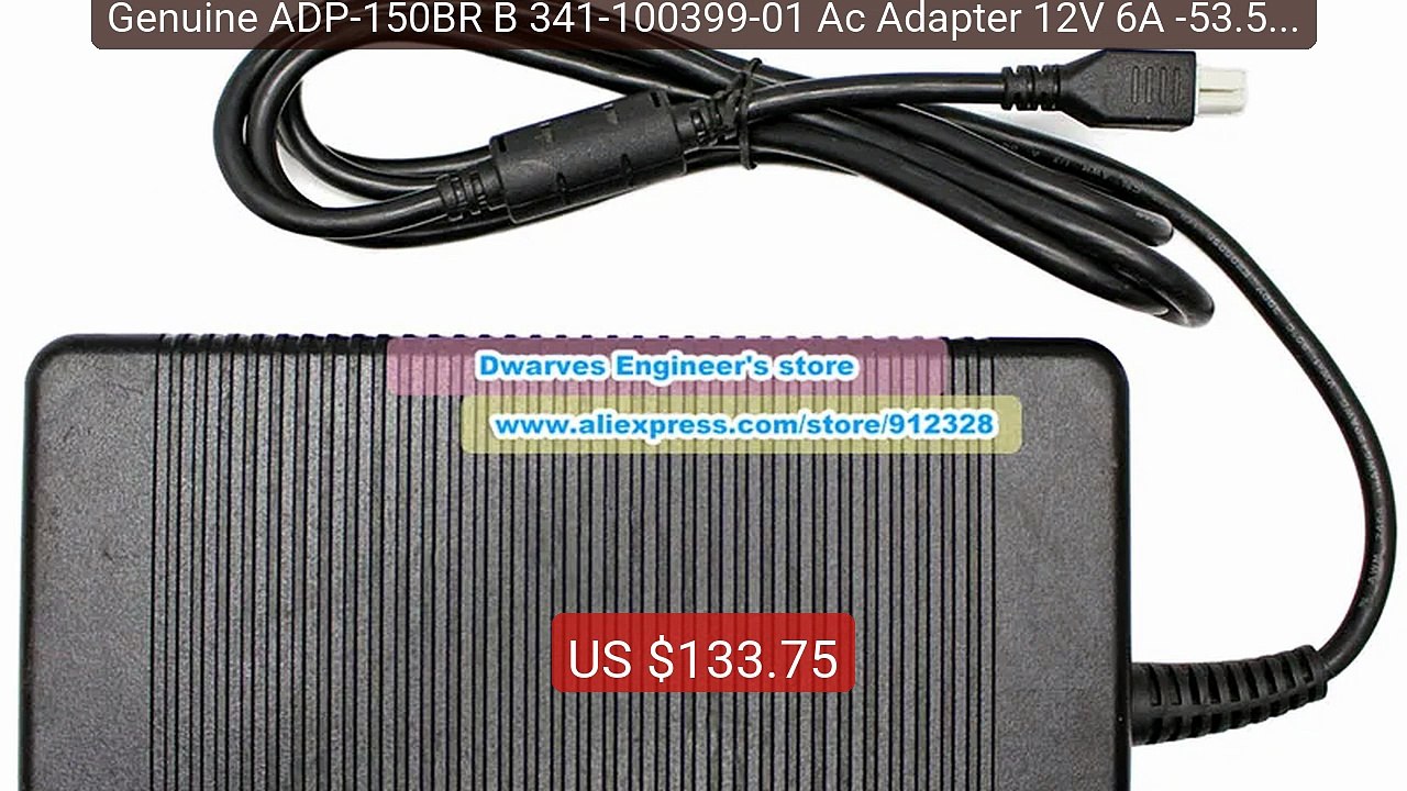 Genuine ADP-150BR B 341-100399-01 Ac Adapter 12V 6A -53.5V 1.5... -- Hot Deal 2026 | Limited Offer!