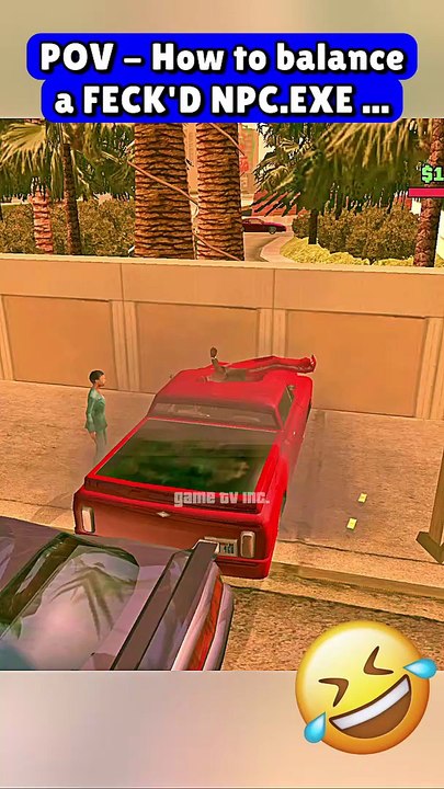 GTA San Andreas - Cursed NPC.EXE ...😂💀🔥 . My Friend - Why did u buy a PC & not a CONSOLE ??? 🤣⚡️(Part 416)