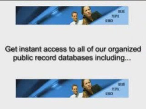 Try Searching The Public Records - Watch THIS