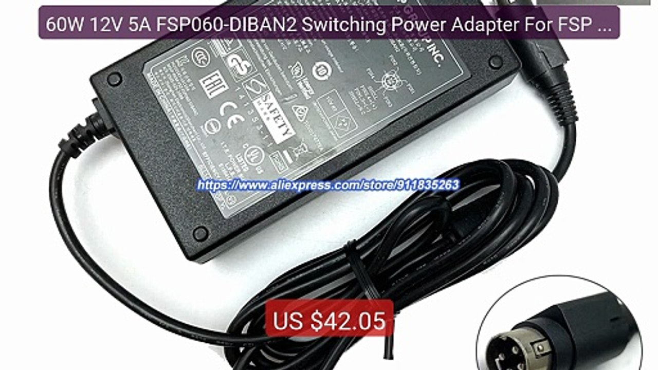 60W 12V 5A FSP060-DIBAN2 Switching Power Adapter For FSP 4 Pin -- Best Buy 2026 | Great Quality!