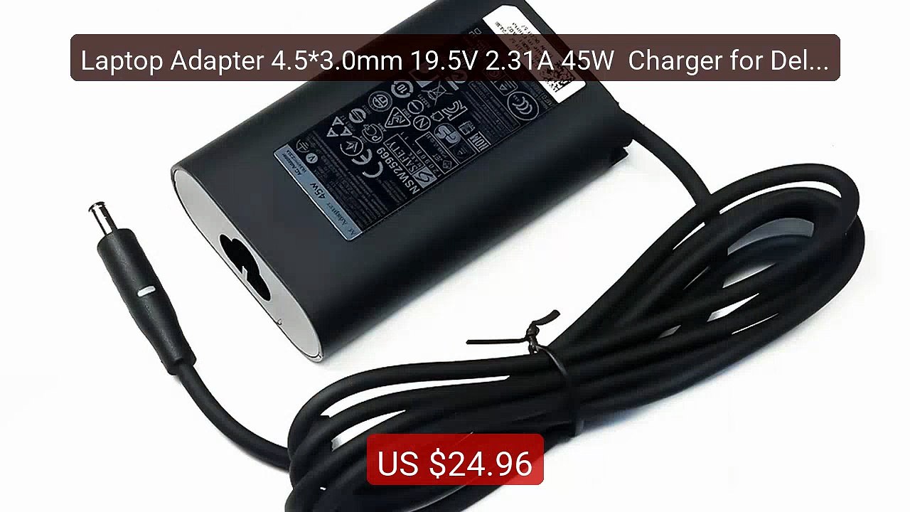 Laptop Adapter 4.5*3.0mm 19.5V 2.31A 45W  Charger for Dell LA45NM1... -- Best Deal 2026 | Shop Now!
