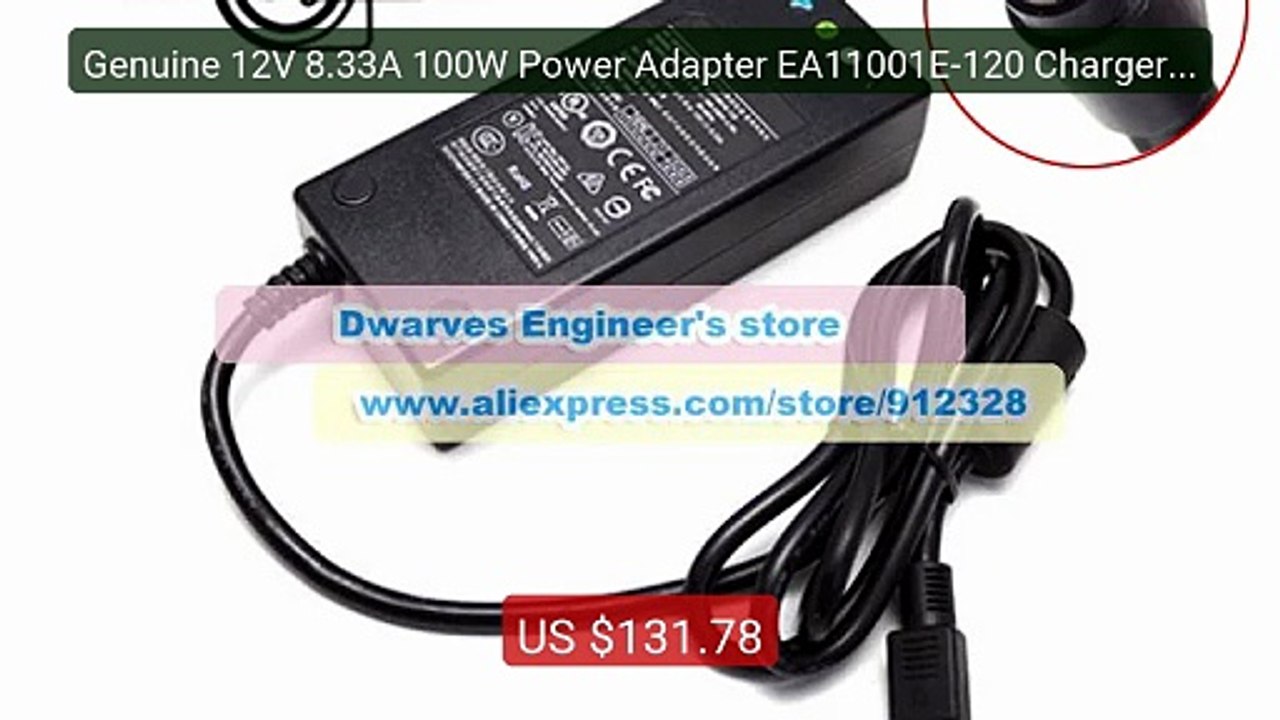 Genuine 12V 8.33A 100W Power Adapter EA11001E-120 Charger For... -- Amazing Value 2026 | Must Have!