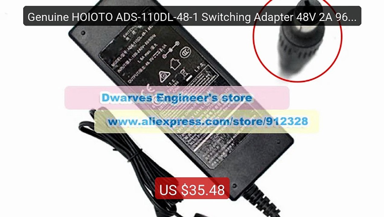 Genuine HOIOTO ADS-110DL-48-1 Switching Adapter 48V 2A 96W 480096E ... -- Top Rated 2026 | Buy Now!