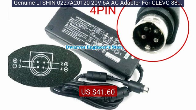 Genuine LI SHIN 0227A20120 20V 6A AC Adapter For CLEVO 888E Laptop ... Top Rated 2026 | Buy Now!