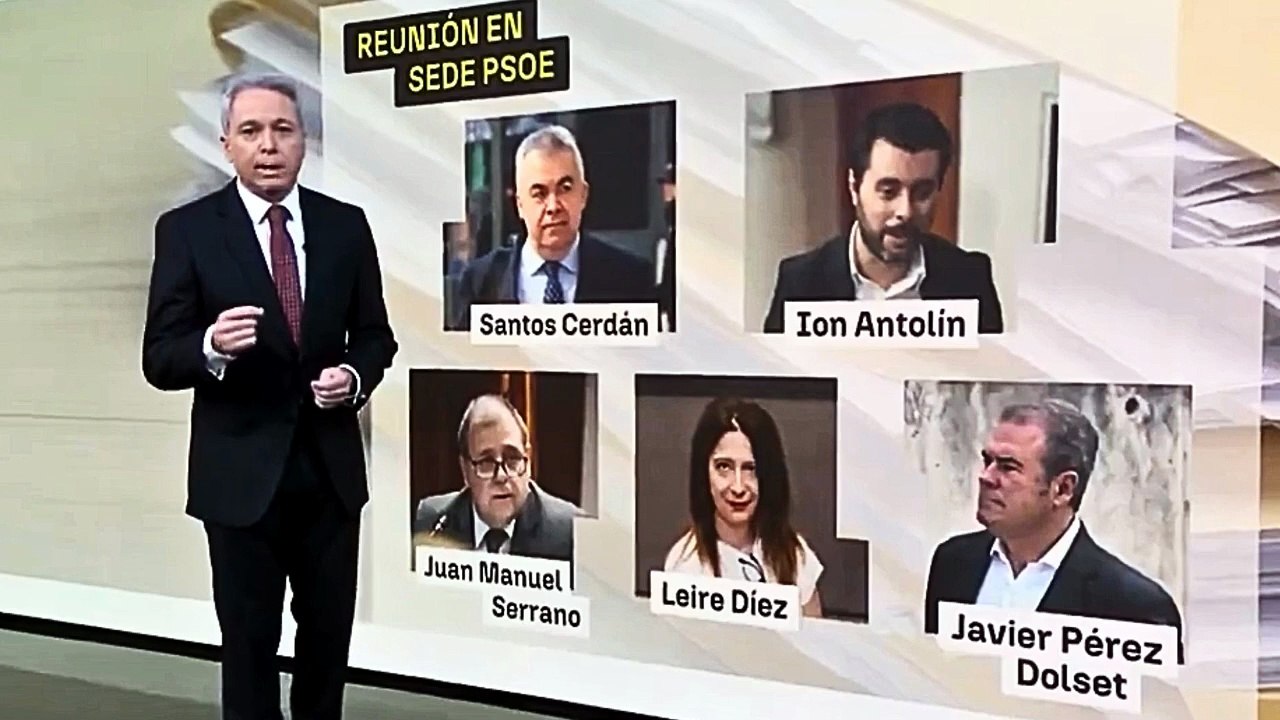 Vicente Vallés desarma en cuatro minutos el relato de de Pedro Sánchez sobre las cloacas del PSOE