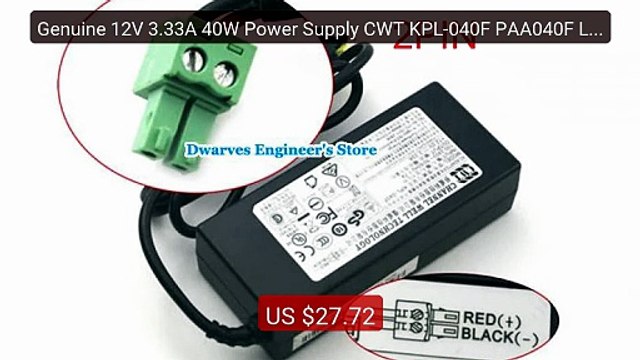 Genuine 12V 3.33A 40W Power Supply CWT KPL-040F PAA040F Laptop Cha... Best Deal 2026 | Shop Now!
