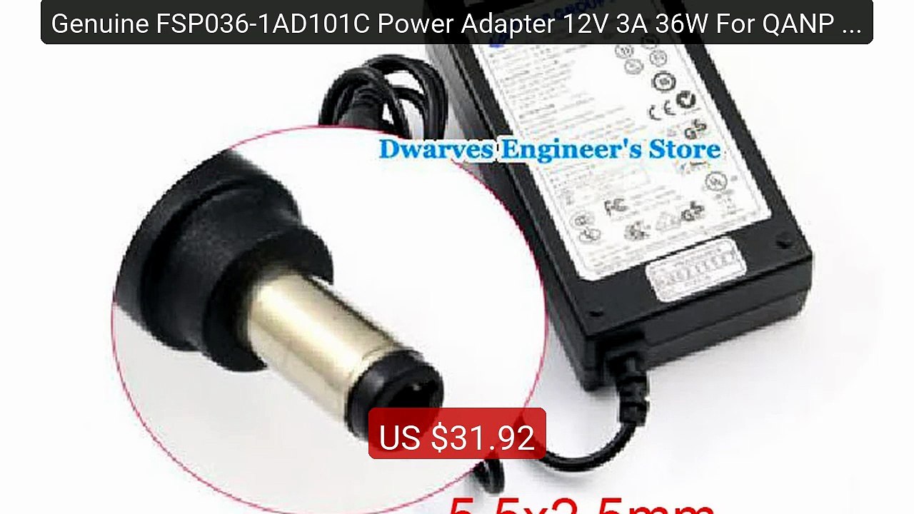 Genuine FSP036-1AD101C Power Adapter 12V 3A 36W For QANP NAS T... -- Best Buy 2026 | Great Quality!