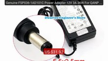 Genuine FSP036-1AD101C Power Adapter 12V 3A 36W For QANP NAS T... -- Best Buy 2026 | Great Quality!