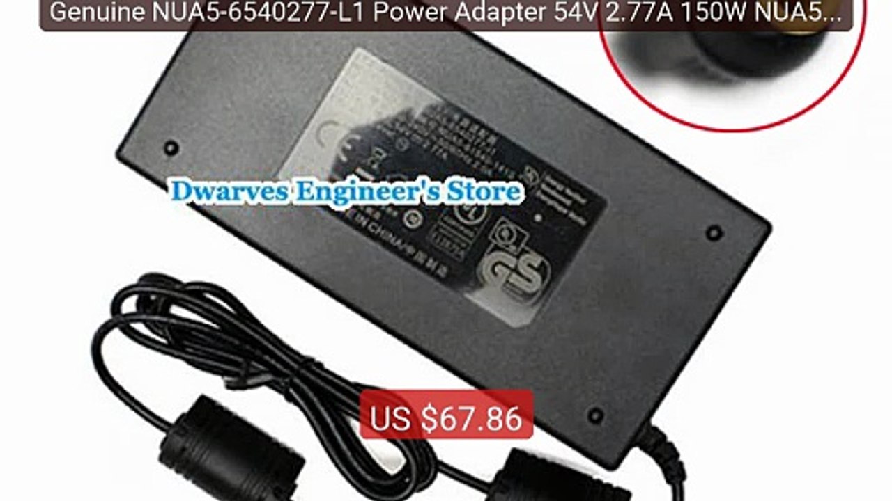 Genuine NUA5-6540277-L1 Power Adapter 54V 2.77A 150W NUA5-61540-141... -- Top Rated 2026 | Buy Now!