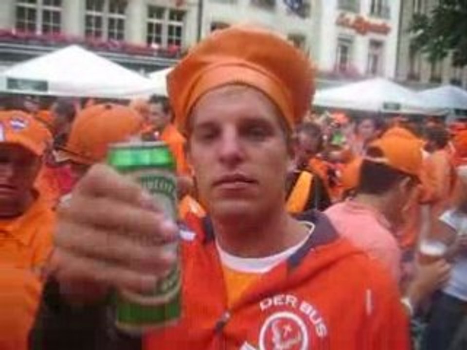 Binnenstad Bern is ORANJE!