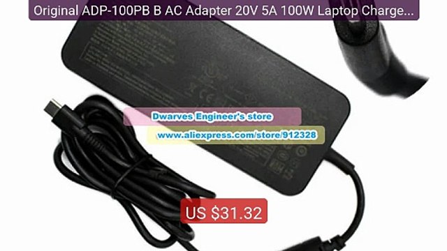 Original ADP-100PB B AC Adapter 20V 5A 100W Laptop Charger ... Top Pick 2026 | Unbeatable Price!