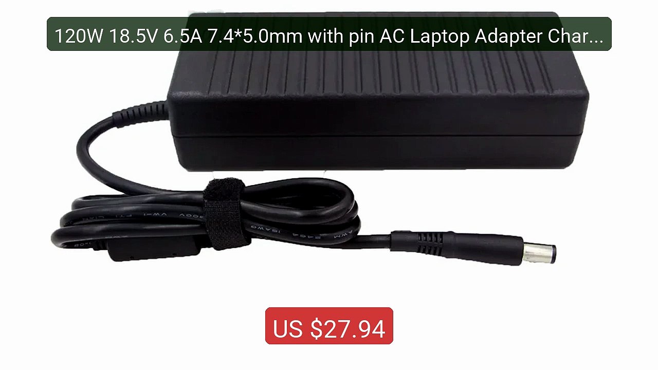 120W 18.5V 6.5A 7.4*5.0mm with pin AC Laptop Adapter Charger ... -- Amazing Value 2026 | Must Have!