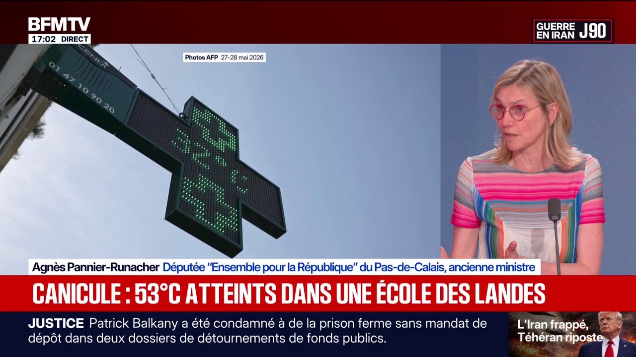 Canicule: "Le budget de la mission écologique a doublé depuis 2016", affirme Agnès Panier-Runacher, députée EPR