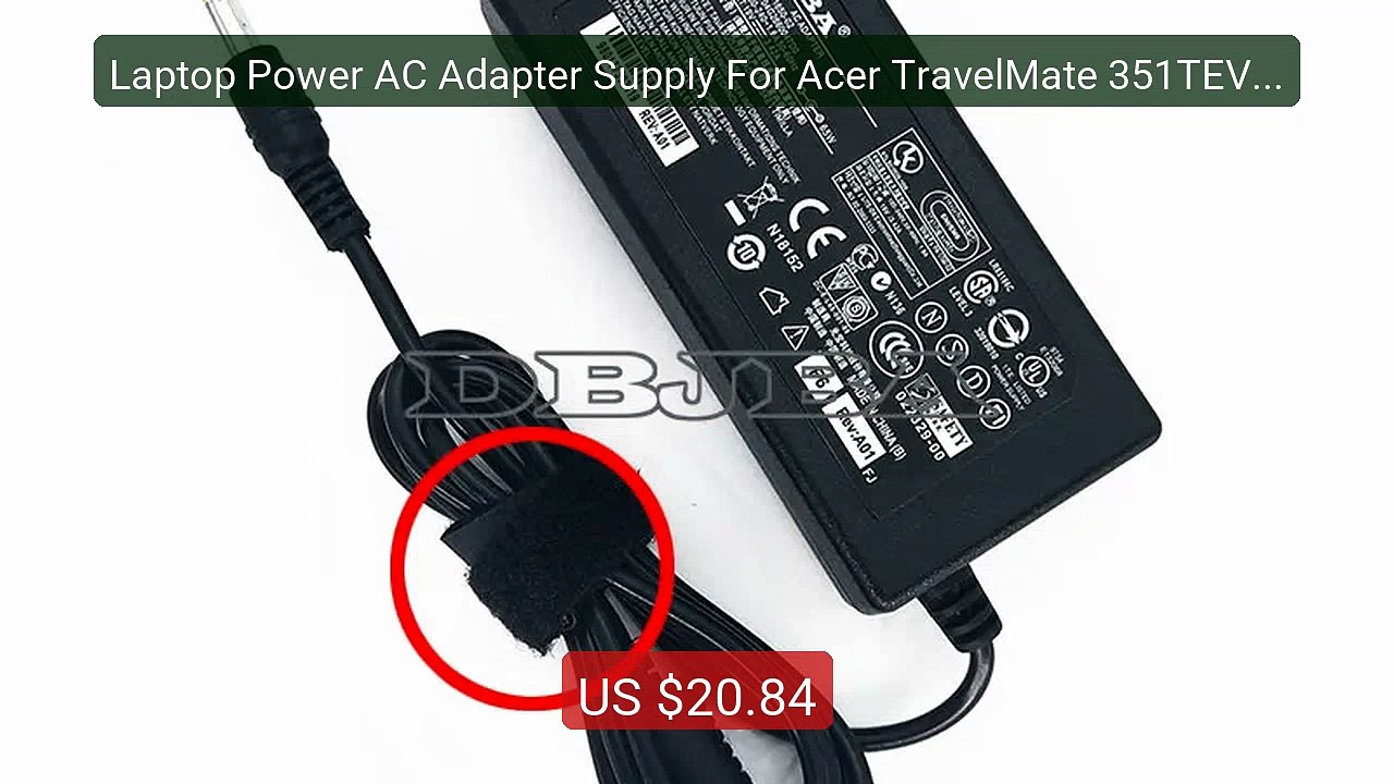 Laptop Power AC Adapter Supply For Acer TravelMate 351TEV 352 ... -- Best Buy 2026 | Great Quality!