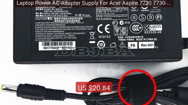 Laptop Power AC Adapter Supply For Acer Aspire 7730 7730-4126... Amazing Value 2026 | Must Have!