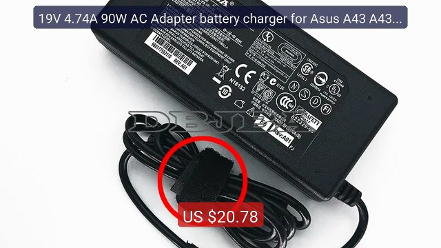 19V 4.74A 90W AC Adapter battery charger for Asus A43 A43S ... Top Pick 2026 | Unbeatable Price!
