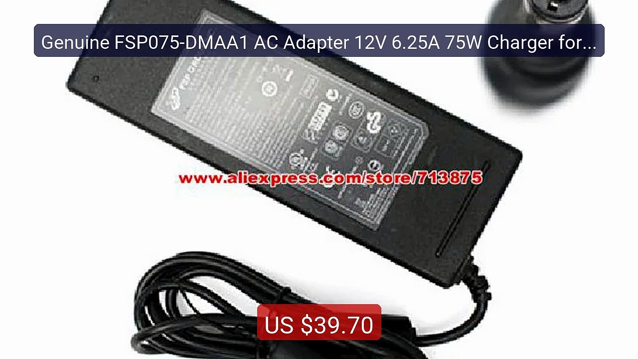 Genuine FSP075-DMAA1 AC Adapter 12V 6.25A 75W Charger for Poly... -- Best Buy 2026 | Great Quality!