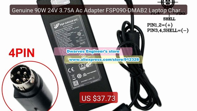 Genuine 90W 24V 3.75A Ac Adapter FSP090-DMAB2 Laptop Charger 9... Best Buy 2026 | Great Quality!