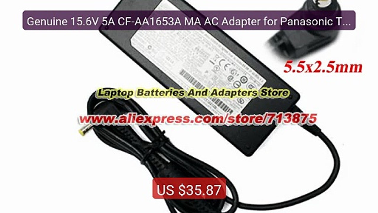 Genuine 15.6V 5A CF-AA1653A MA AC Adapter for Panasonic Tough... -- Amazing Value 2026 | Must Have!