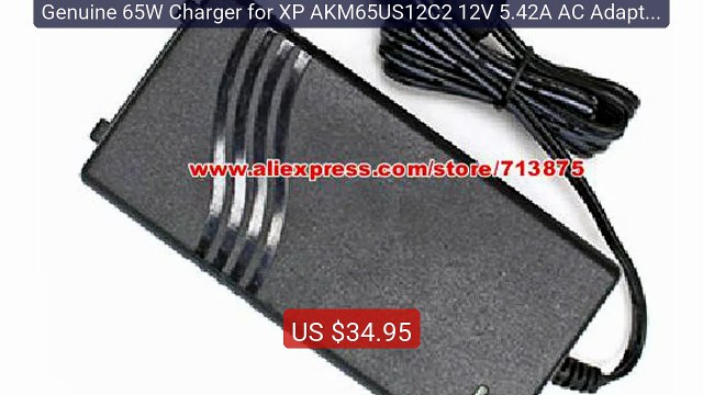 Genuine 65W Charger for XP AKM65US12C2 12V 5.42A AC Adapter wi... Best Buy 2026 | Great Quality!