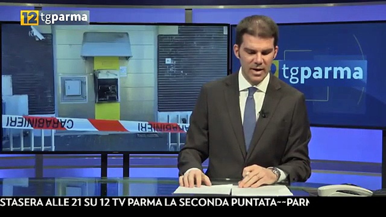 Servizio rapina bancomat TGParma