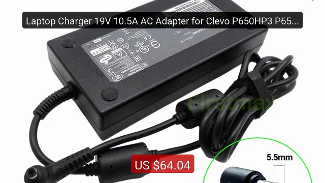 Laptop Charger 19V 10.5A AC Adapter for Clevo P650HP3 P651HP6 P655H... Top Rated 2026 | Buy Now!