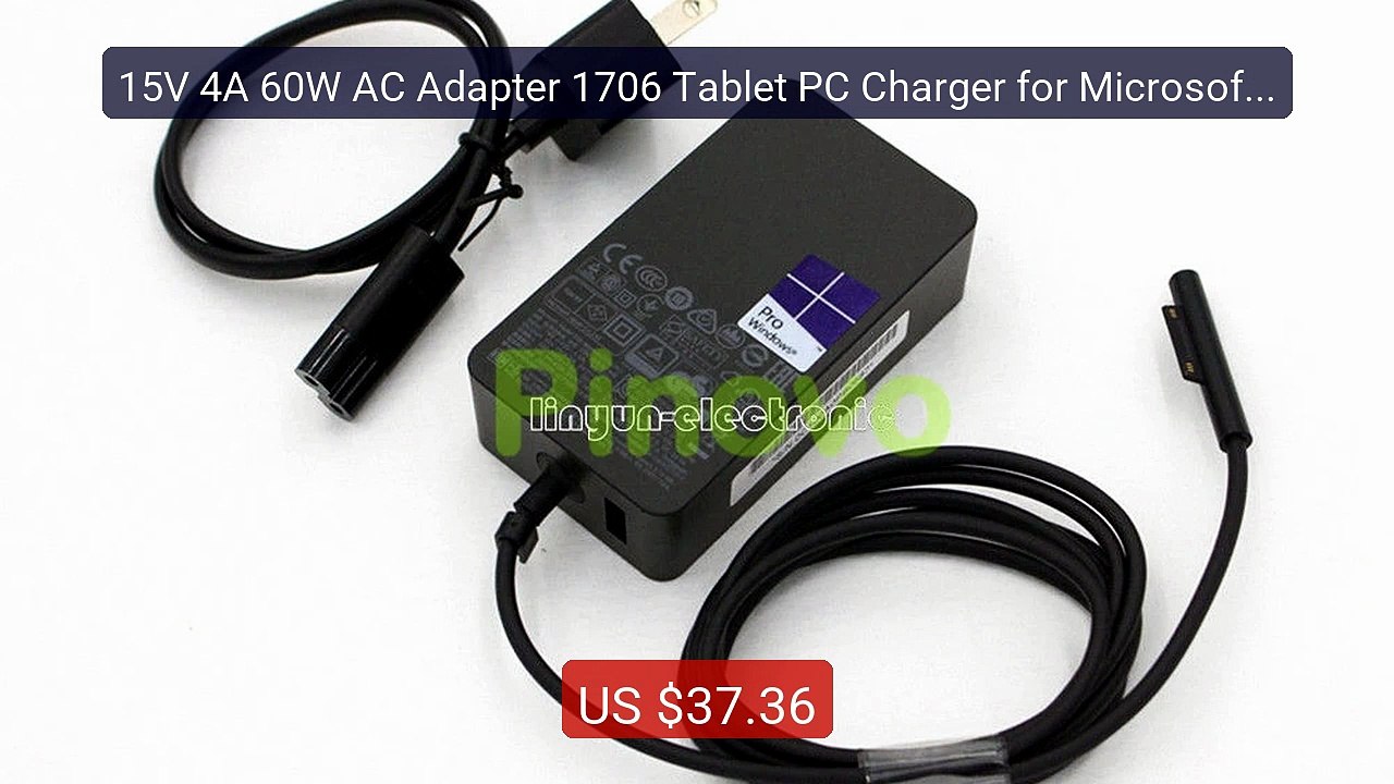 15V 4A 60W AC Adapter 1706 Tablet PC Charger for Microsoft Surface ... -- Top Rated 2026 | Buy Now!