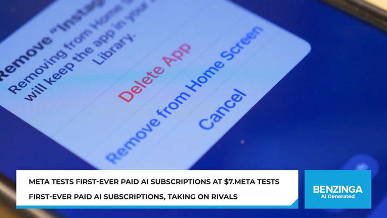 Meta Tests Paid AI