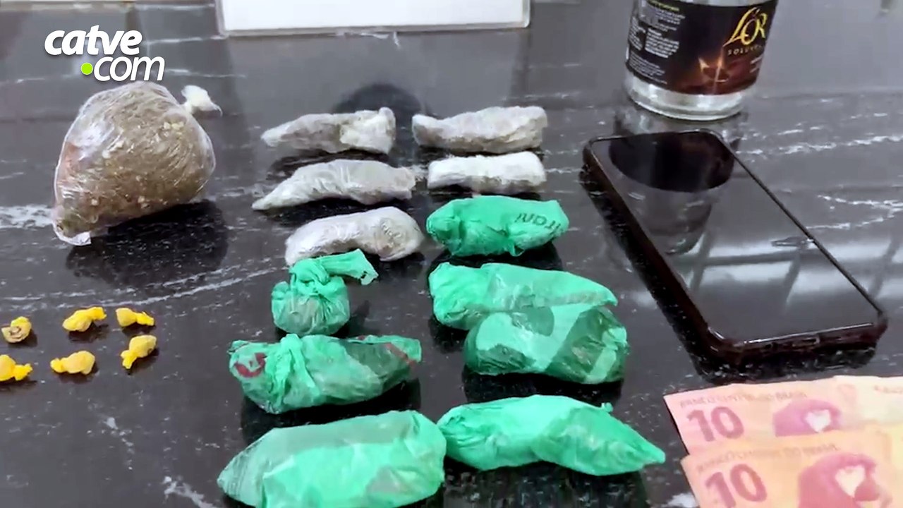 Jovem é preso por tráfico de drogas durante abordagem da GM no Cascavel Velho