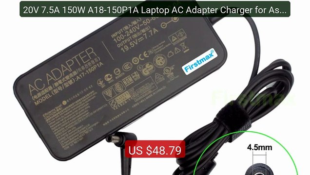 20V 7.5A 150W A18-150P1A Laptop AC Adapter Charger for Asus Vi... Best Buy 2026 | Great Quality!