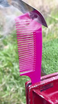 Combing the Comb #asmr #asmrsounds #satisfying #satisfyingvideo #oddlysatisfying #relaxing #smooth