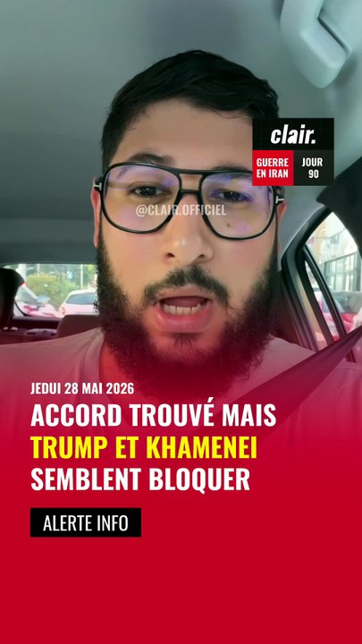 Un accord aurait été trouvé, mais Trump et Khamenei semblent bloquer !  #iran #usa #Trump #Khamenei