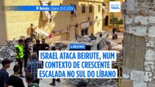 Israel bombardeia sul de Beirute em nova intensificação do conflito no sul do Líbano