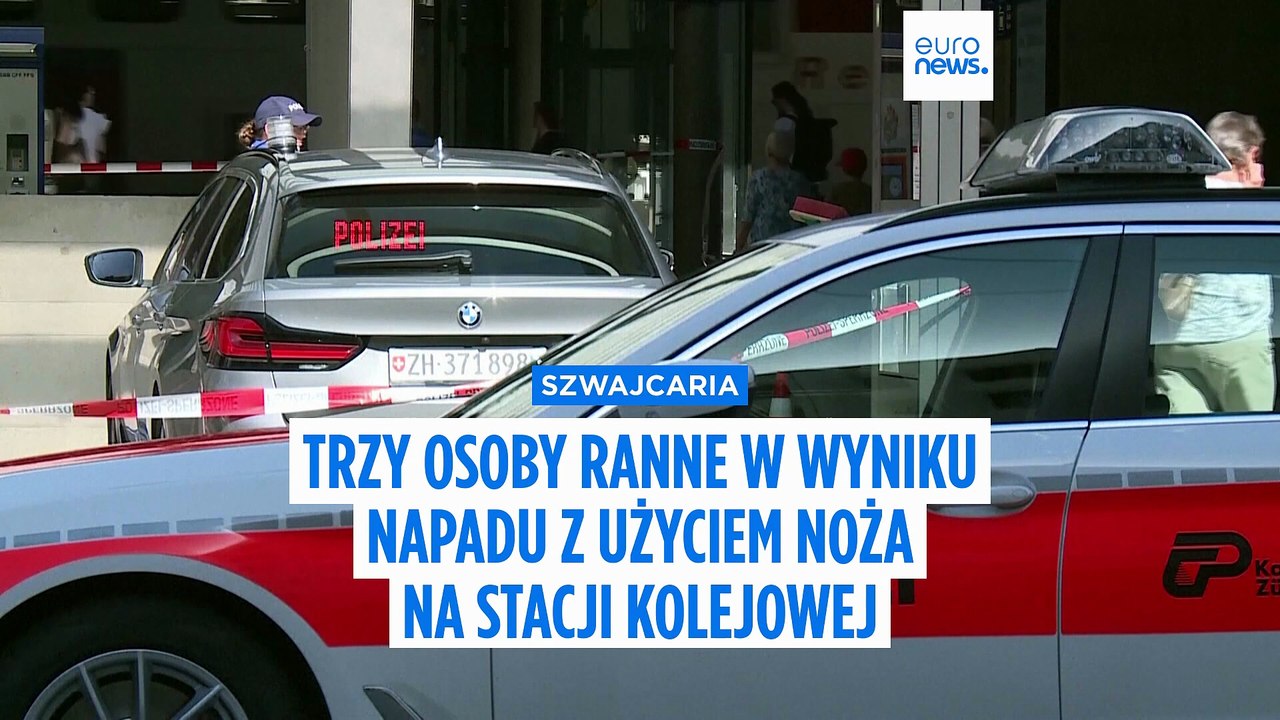Trzy osoby ranne w ataku nożownika na dworcu w Szwajcarii