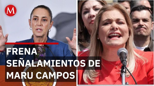 Sheinbaum descarta motivos políticos en comparecencia de Maru Campos ante la FGR