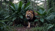 Ataque de León en el Bosque: Hombre Corre y se Esconde para Sobrevivir