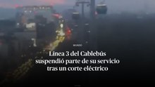 La Línea 3 del Cablebús suspendió parte de su servicio tras un corte eléctrico