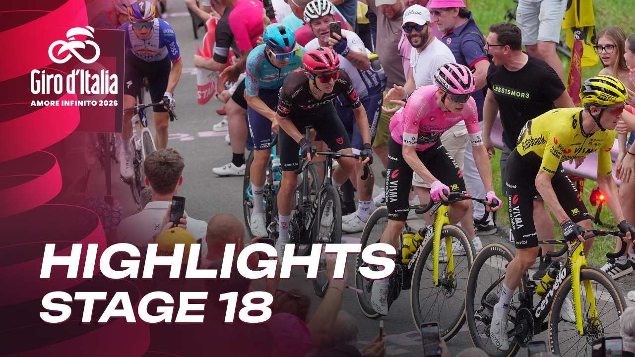THE STAGE EXPLODES ON THE MURO DI CÀ DEL POGGIO!!!😍😱| Giro d'Italia 2026 - Stage 18 | Highlights
