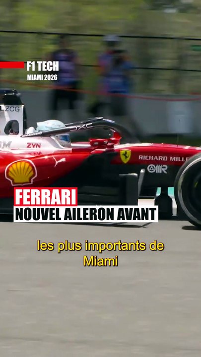 L’aileron avant de Ferrari | F1 Tech #Ferrari #F1 #Miami