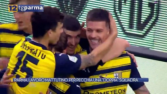 PARMA, LAVORO MATTUTINO. PER PECCHIA UNA DOPPIA SQUADRA | PARMA, LAVORO MATTUTINO. PER PECCHIA UNA DOPPIA SQUADRA