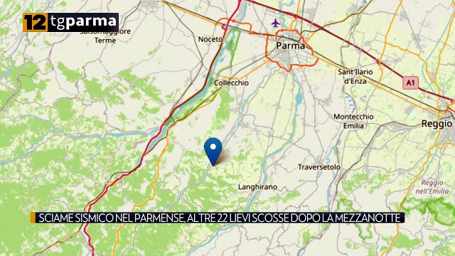 SCIAME SISMICO NEL PARMENSE, ALTRE 22 LIEVI SCOSSE DOPO LA MEZZANOTTE | SCIAME SISMICO NEL PARMENSE, ALTRE 22 LIEVI SCOSSE DOPO LA MEZZANOTTE