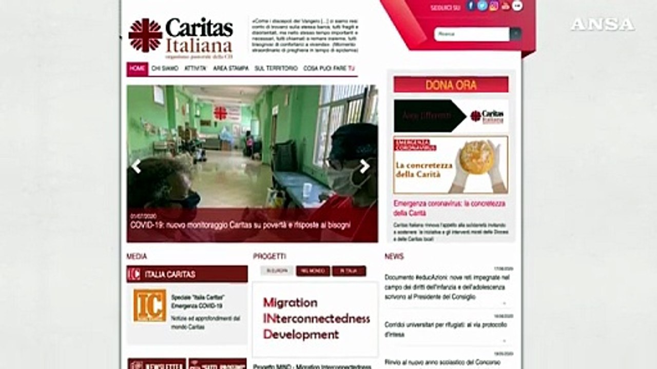 Coronavirus, Caritas: 450mila richieste d'aiuto, 1 su 3 e' di un "nuovo" povero