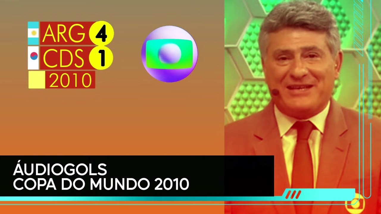 Áudiogols | Argentina 4x1 Coreia do Sul (Globo 2010)