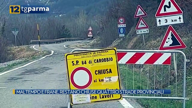 MALTEMPO E FRANE, RESTANO CHIUSE QUATTRO STRADE PROVINCIALI | MALTEMPO E FRANE, RESTANO CHIUSE QUATTRO STRADE PROVINCIALI