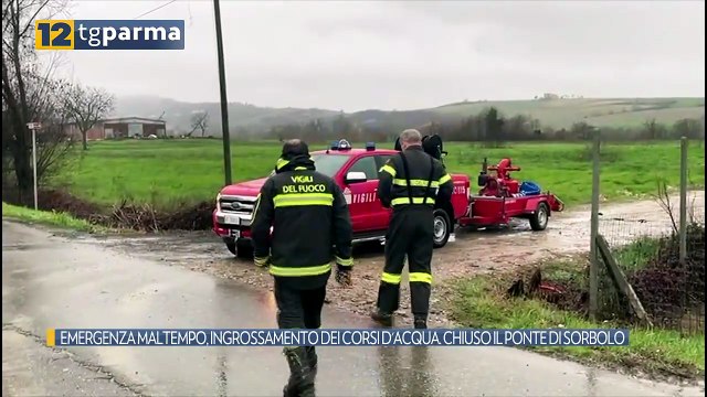 EMERGENZA MALTEMPO, INGROSSAMENTO DEI CORSI D'ACQUA. CHIUSO IL PONTE DI SORBOLO | EMERGENZA MALTEMPO, INGROSSAMENTO DEI CORSI D'ACQUA. CHIUSO IL PONTE DI SORBOLO