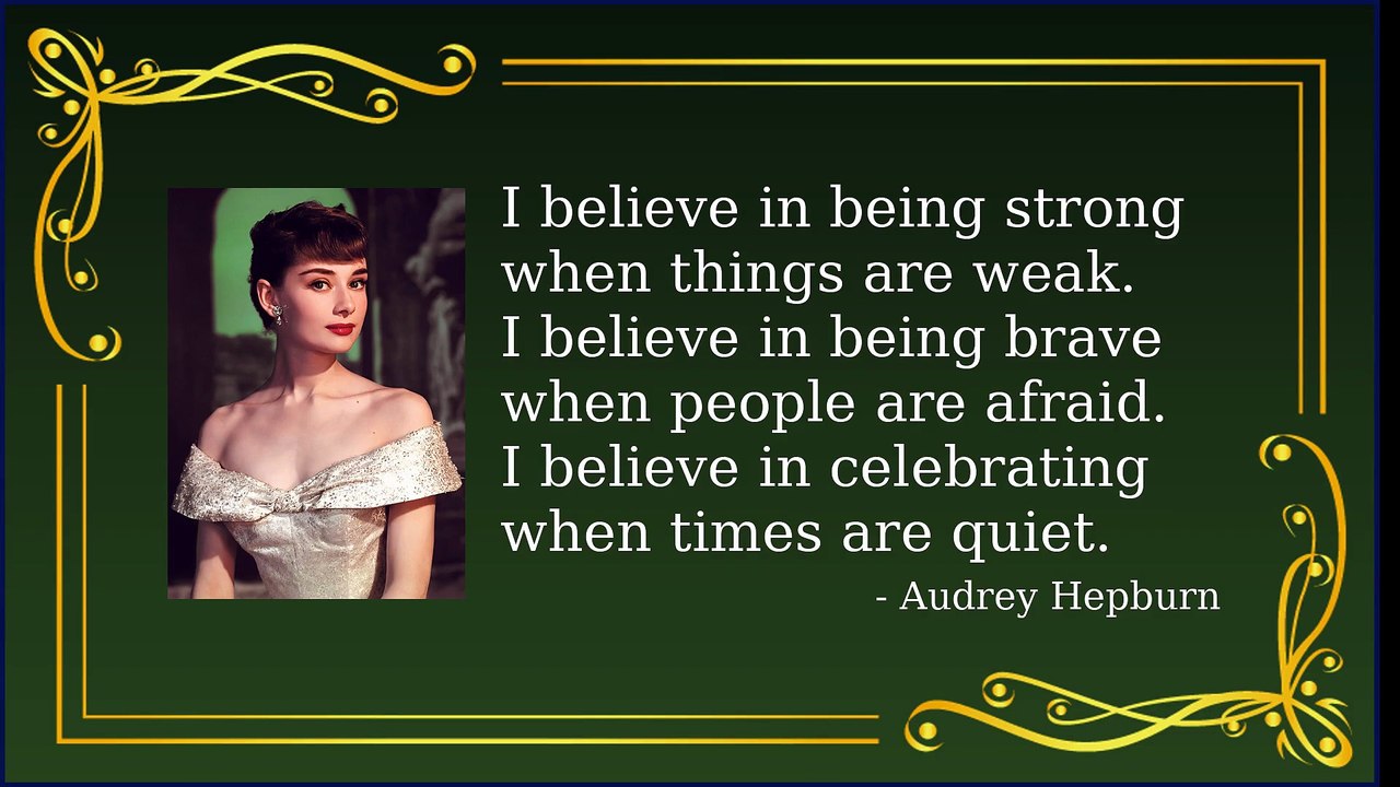 Audrey Hepburn's Most Inspiring Quotes to Live By