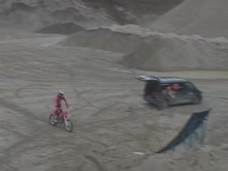 Motocross back flip raté